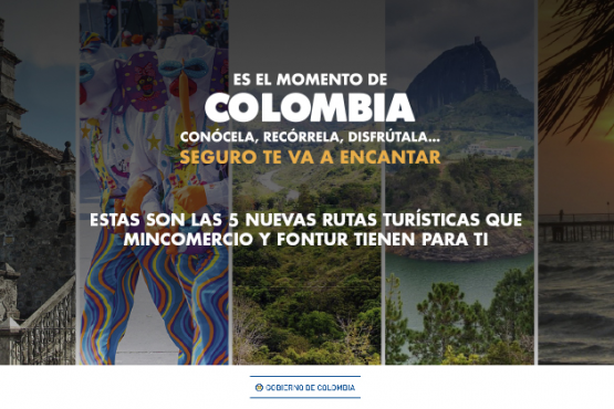 Estas son las 5 nuevas rutas turísticas que MinComercio y Fontur tienen para ti