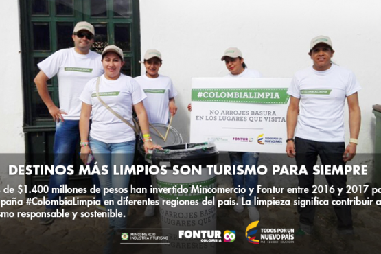 Destinos más limpios son Turismo para siempre